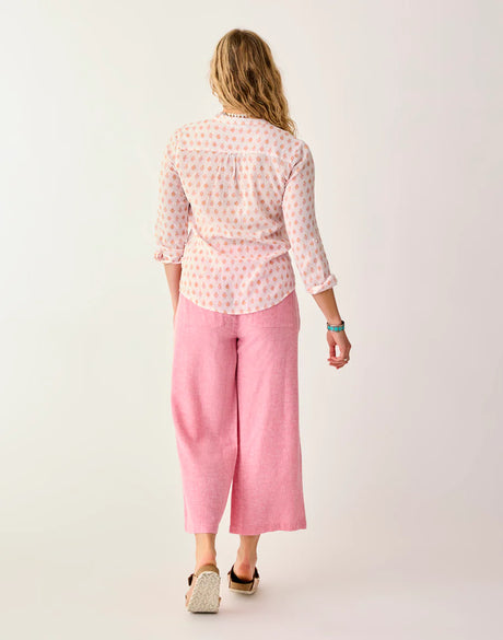 Carve Designs Suki Linen Pant - Chateau Chambray