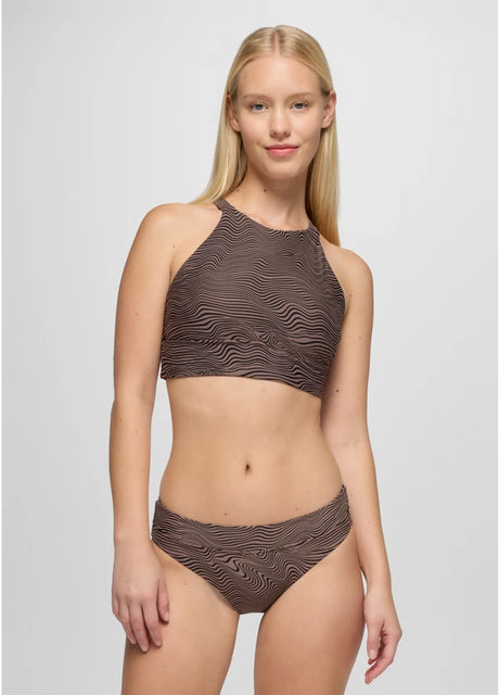 Prana Summer Wave Swim Bottom - Black Wavee