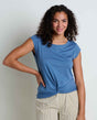 Toad & Co Anza Short Sleeve Shirt - Pacific Blue Pacific Blue