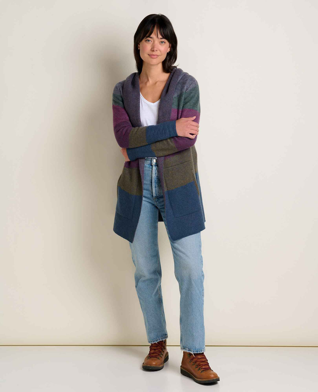 Toad Co. Womens Merino Heartfelt Hoddie idnight landscape / M