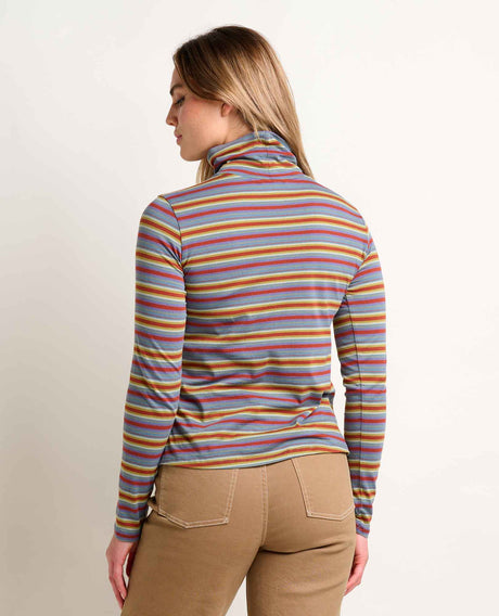 Toad Co. Womens Maisey Long Sleeve T-neck Burnt henna multi