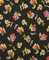 Toad Co. Womens Chaka Wide Leg Pant Black pansy print