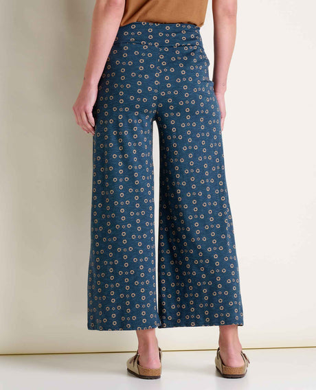 Toad Co. Womens Chaka Wide Leg Pant Midnight star geo