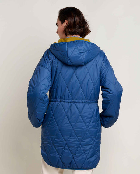 Toad Co. Womens Nomader Reversible Parka Deep sea  coyote