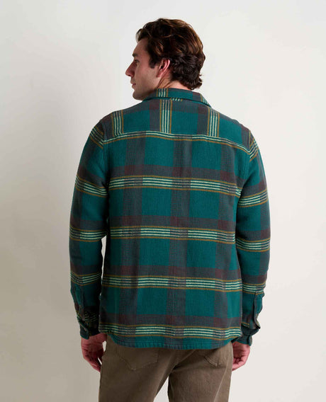 Toad Co. Mens Rockland Long Sleeve Shirt Atlantic