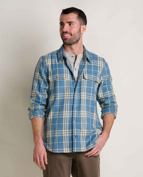 Toad Co. Mens Ranchero Long Sleeve Shirt Kyanite
