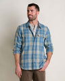 Toad Co. Mens Ranchero Long Sleeve Shirt Kyanite