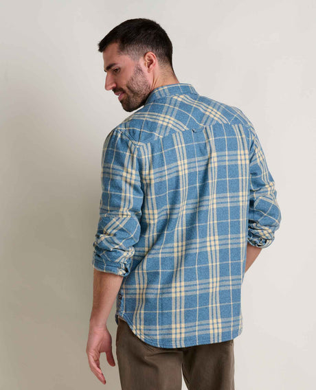 Toad Co. Mens Ranchero Long Sleeve Shirt Kyanite