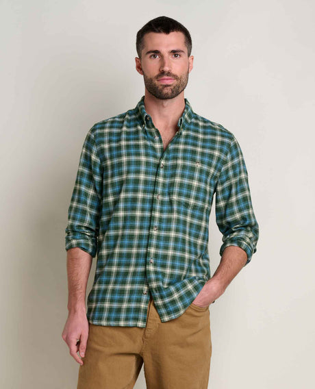 Toad Co. Mens Airsmyth Long Sleeve Shirt Pasture mini check