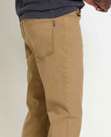 Toad Co. Mens Balsam 5 Pocket Lean Pant Honey brown