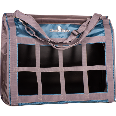 Classic Equine Topload Hay Bag - Ocean Blue / Grey
