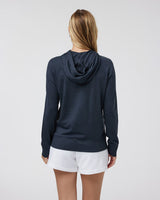 Vuori Women's Halo Performance Hoodie 2.0 - Midnight Heather Midnight Heather