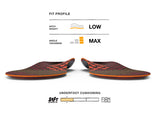 Superfeet Run Cushion Low Arch - Tandoori Spice
