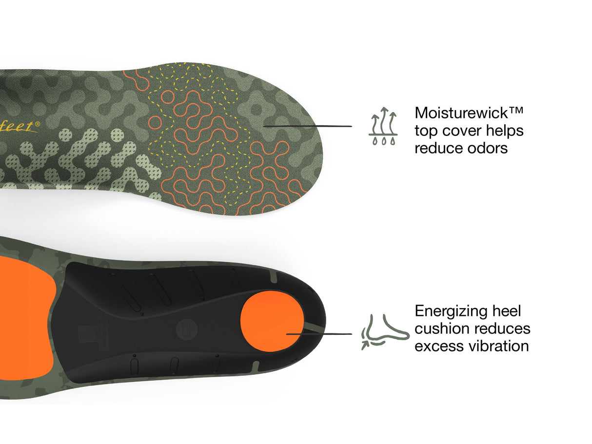 Superfeet Hike Cushion - Rifle Green