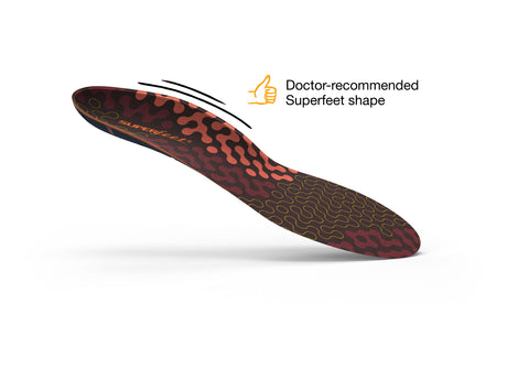 Superfeet Run Cushion Low Arch - Tandoori Spice