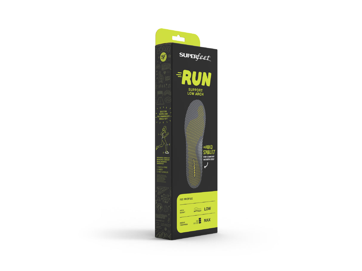 Superfeet Run Support Low Arch (V2) - Gunmetal