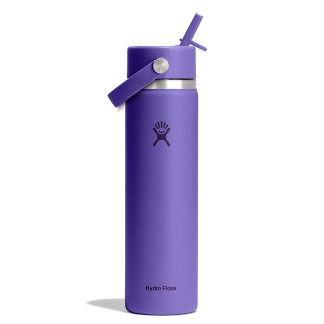 Hydro Flask 24oz Wide Flex Straw Cap Bottle, Utopia Purple Utopia purple