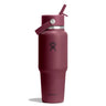 Hydro Flask 32oz Wide Flex Straw Travel Bottle, Burgundy Burgundy