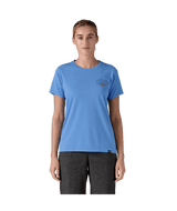 Patagonia W's Capilene Cool Daily Graphic Shirt - Lands - Clean Climb Roots / Abundant Blue X-Dye