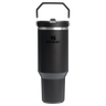Stanley The Iceflow Flip Straw 2.0 Tumbler Black 40oz Black