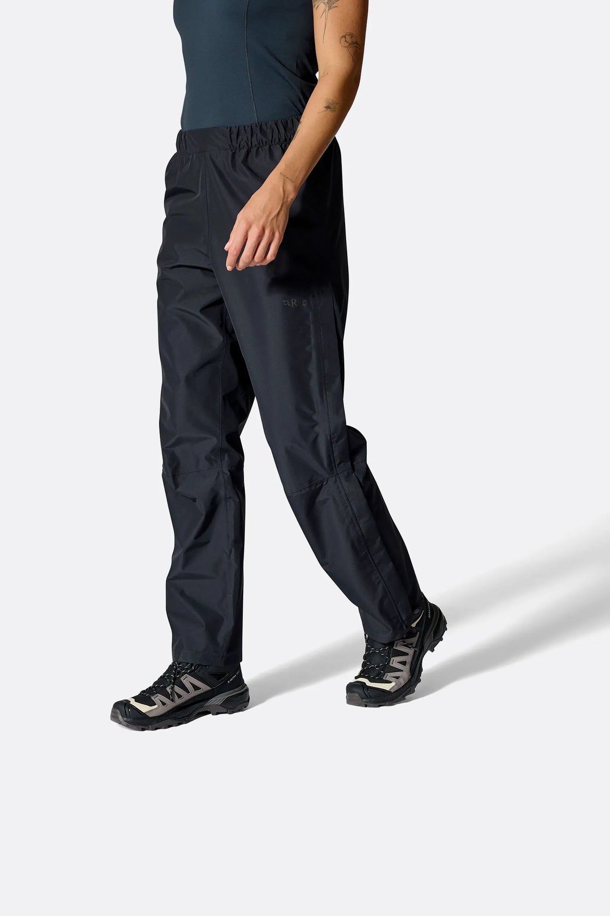 Rab Womens Downpour Waterproof Pants - Black