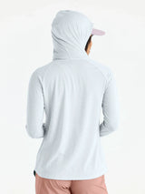 Free Fly Apparel Womens Elevate Hoodie - Heather Bay Blue