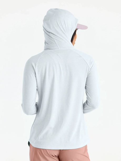 Free Fly Apparel Womens Elevate Hoodie - Heather Bay Blue