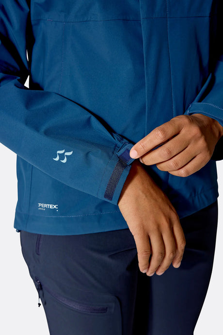 Rab Womens Firewall Waterproof Jacket - Tempest Blue