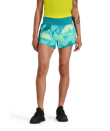 The North Face Womens LIGHTRANGE Sunriser Shorts 3-inch - Galactic Blue Prisms Print