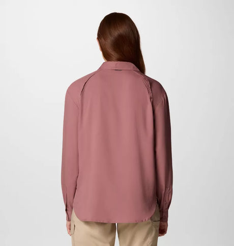 Columbia Womens Silver Ridge Utility Long Sleeve Shirt - Fig