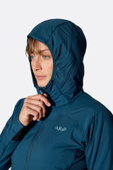Rab Womens Xenair Alpine Flex Insulated Jacket - Mulberry