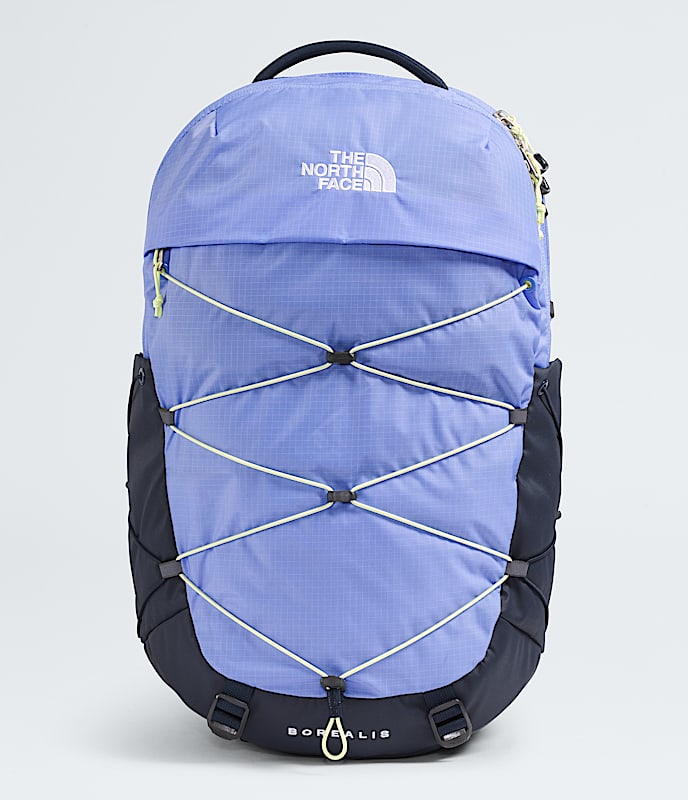The North Face Womens Borealis Pack, Periwinkle, Navy, Lemon Mist Prwnkl/nvy/lmn mst