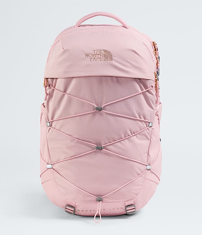 The North Face Women`s Recon Luxe Daypack, Metal Pink, Burnt Coral Metallic Mtl pnk/brnt crl mtl