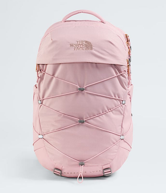 The North Face Women`s Recon Luxe Daypack, Metal Pink, Burnt Coral Metallic Mtl pnk/brnt crl mtl