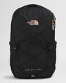 The North Face Women`s Jester Luxe Pack, Tnf Black Heather/burnt Coral Metallic Tnf blk/brnt/cor/met