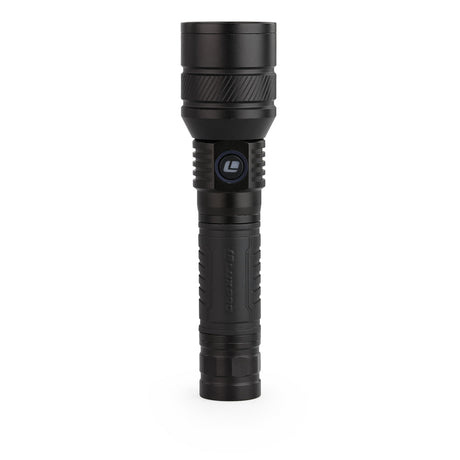Luxpro Long Range Focusing Rechargeable Flashlight, Black/1500 Lumens Black