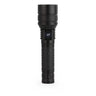Luxpro Long Range Focusing Rechargeable Flashlight, Black/1500 Lumens Black