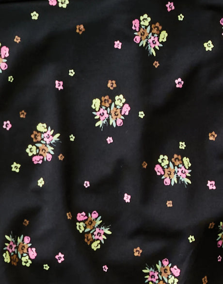 Carve Designs Tofino Swim Top - Black Floret