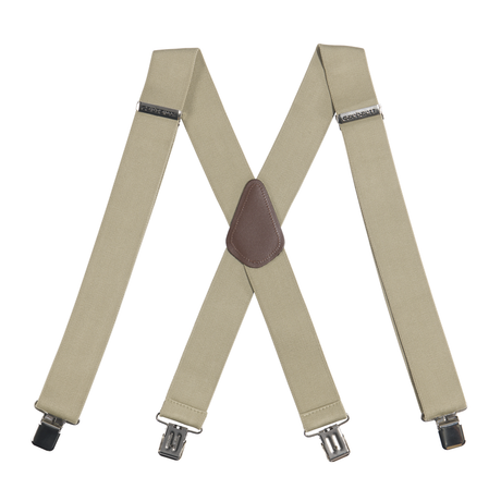 Carhartt Rugged FlexT Elastic Utility Suspenders Khaki