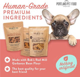 Portland Pet Food Grain & Gluten-Free Apple & Mint Biscuits Dog Treats - 5oz