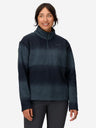 Marmot Womens Heavyweight Drop Line Printed Fleece 1/2 Zip Thunderhead ombre