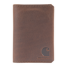 Carhartt Craftsman Leather Front Pocket Bifold Wallet Brown