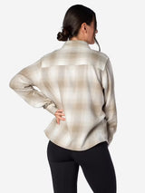 Marmot Womens Rush Creek Lightweight Flannel Long Sleeve Birch bark