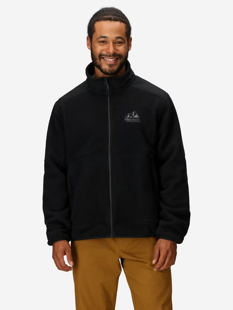 Marmot Mens Wanderer High Pile Fleece Jacket Hickory nut
