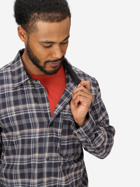 Marmot Mens Stonepeak Lightweight Performance Flannel Long Sleeve Black