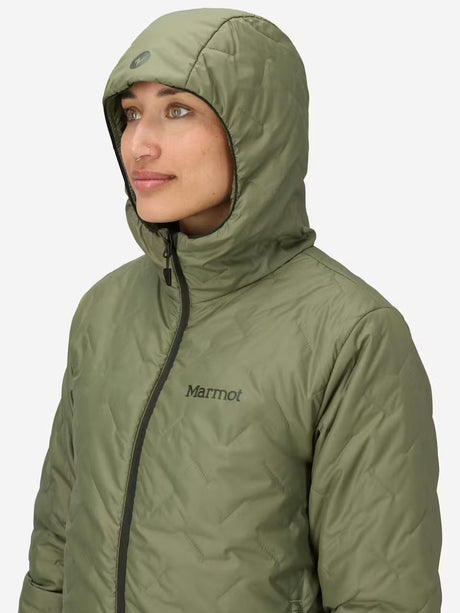 Marmot Womens Monoquilt Hoody Olive grove