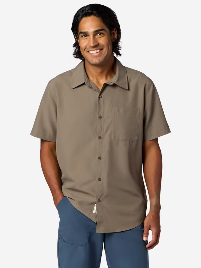 Marmot Mens Airexchange Upf 40 Short Sleeve Claystone