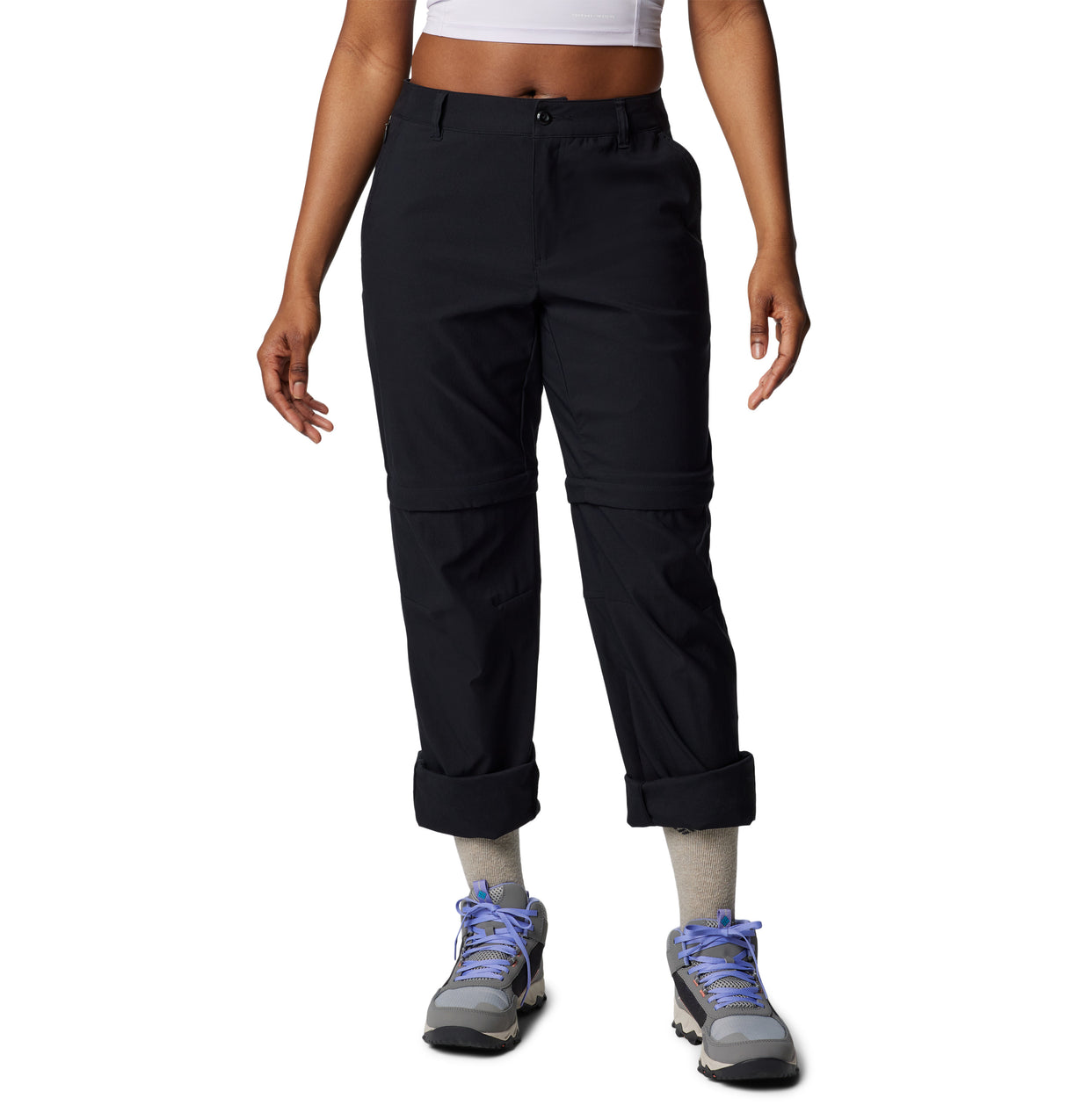 Columbia Womens Leslie Falls Convertible Pant - Black Black /  / REG - 32in