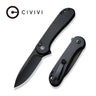 Civivi Button Lock Elementum Ii Knife, Black G10/black Blk/stnewsh
