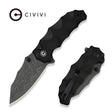 Civivi Natterjack Knife, Black G10/damascus Blk/dmscs